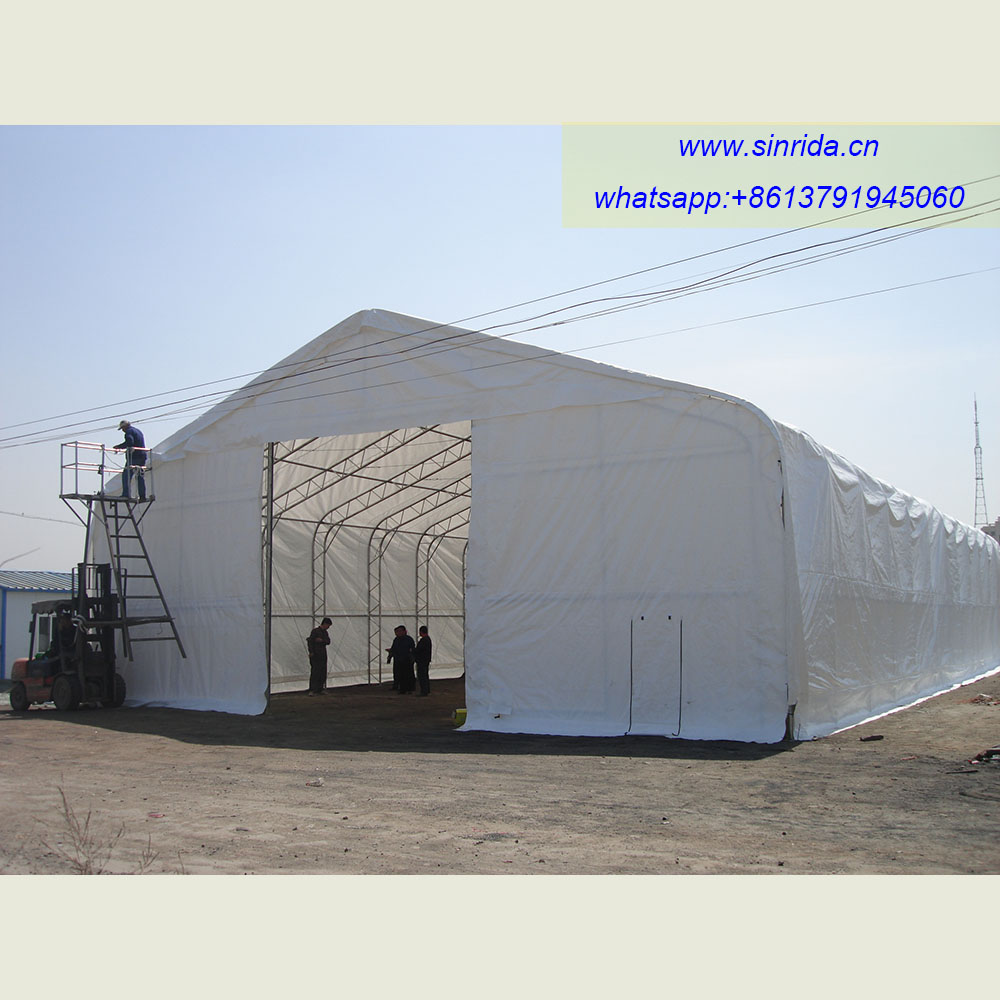 W50'xL100' large span storage shelter / fabric building