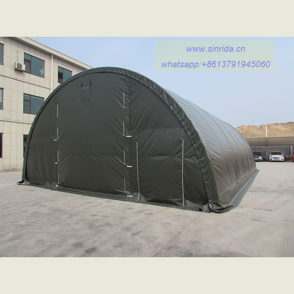 XH3065 tension building / clear span shelter with PVC/PE fabric 