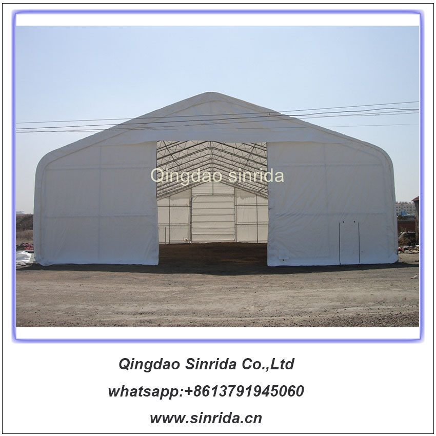 W50'xL100' temporary storage shelter fabric building